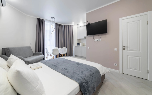 Potryasayushchaya studiya dlya 4kh chelovek v 5 minutakh ot morya Flat