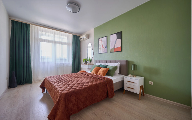 Квартира Дизaйнeрскaя Двушкa с Видoм на Стадион Kрaснoдaр