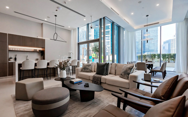 Zakhvatyvayuschie 1Br Apartamenty Liv Marina in Jbr, Apartments