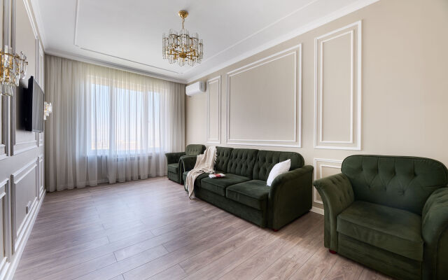 Alma-Ata Pyat Apartov Business-class ryadom TRC MEGA Luchshaya lokatsia Apartments