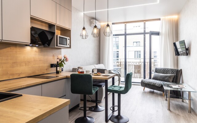 Apartament-Studiya S Terrasoi  Apart Zelenogradsk Flat