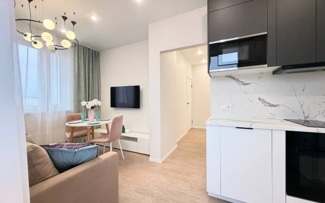 Апартаменты Делюкс с балконом Frukty Rent Однокомнатный