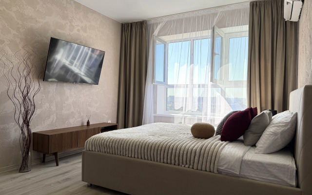 Квартира 1к с панорамным видом на Краснодар