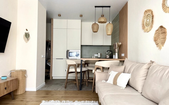 Hygge Karelia s saunoy, massazhnym kreslom i proektorom Apartments
