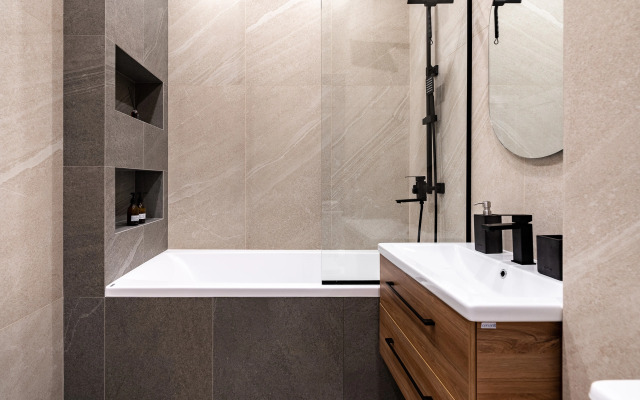 Квартира с Дизайнерским Интерьером с Террасой на Берегу Невы