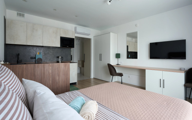 Studiya s Vidom na Gorod na Bolshoy Ochakovskoy Flat