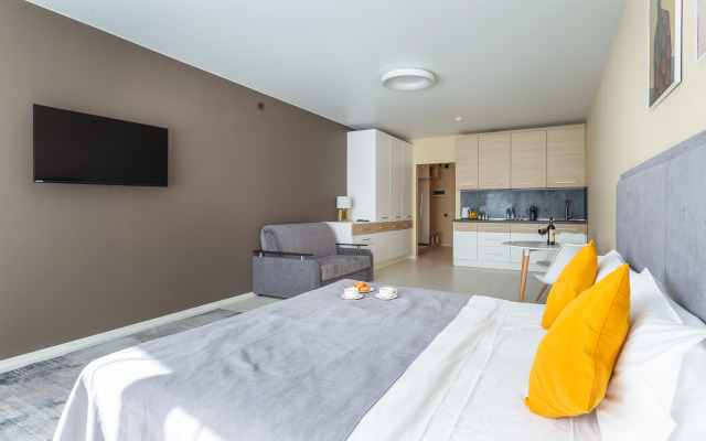 Lyuks U Metro Na Vasilyevskom V Novom Zhk Apartments