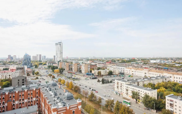 Etazhidejli na 18 etazhe vozle ZhD Apartment