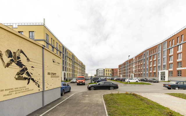 Uyutnaya dizaynerskaya studiya ryadom s Ekspoforumom Spb Flat