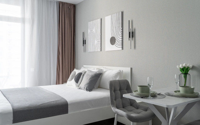 Апартаменты Обсидиан с видом на горы от УК Атмосфера