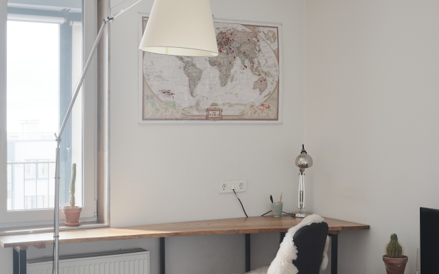 Апартаменты Креативная квартира с панорамными окнами в центре