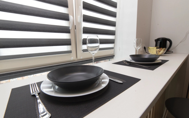 Апартаменты с видом на город и ванной