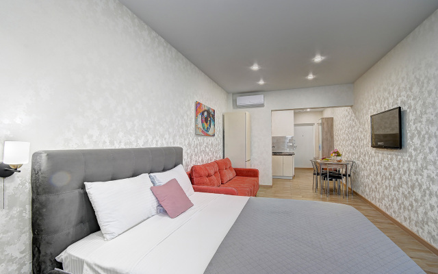 Uyutnye MorskayaSimfonya-2 S Vidom Na More Balkonom Vannoi Basseinom Na Territorii ZhK Apartments