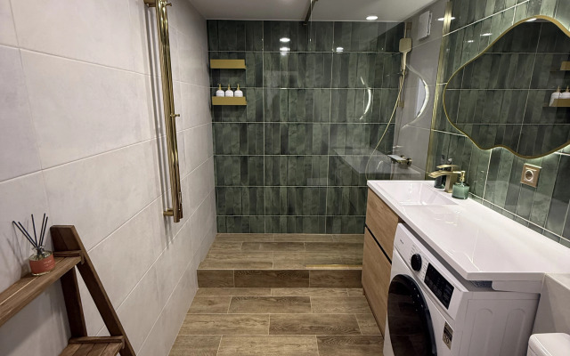 Апартаменты Двухуровневая студия KrasLoft в ЖК Преображенский на троих