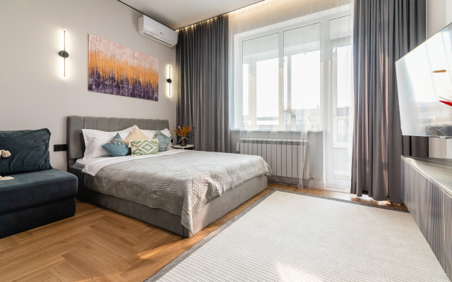 Апартаменты Стильная Квартира в Центре Алматы (114)