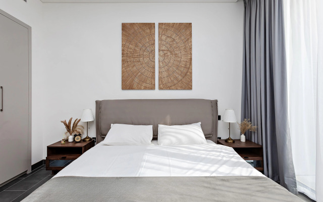 Апартаменты Вдохновляющие 1BR в Sobha Hartland