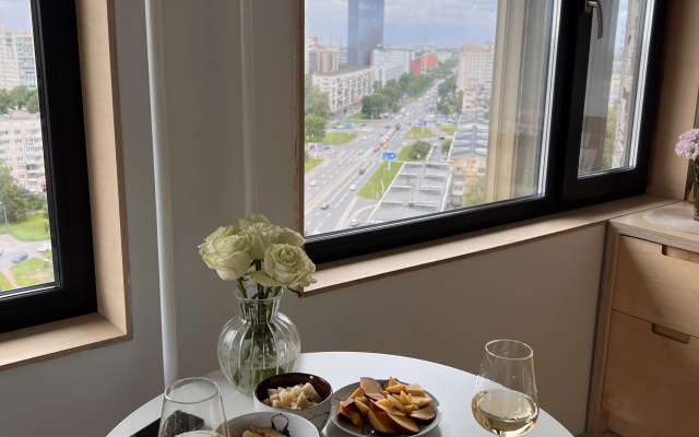 Квартира атмосферная с красивыми закатами