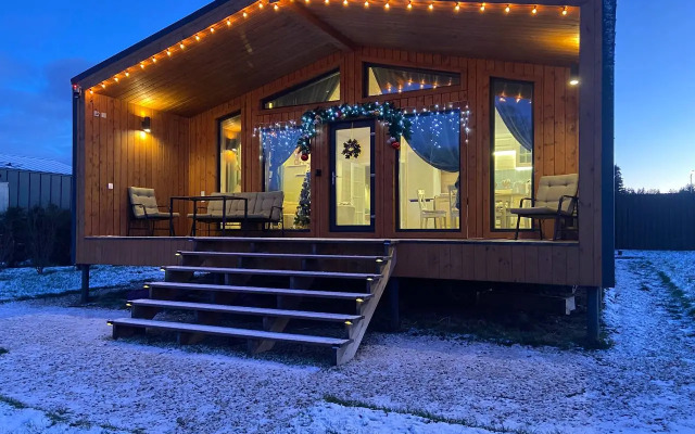 Домик "Сказочный Лес" с гриль-мангалом, костровой и большой сауной