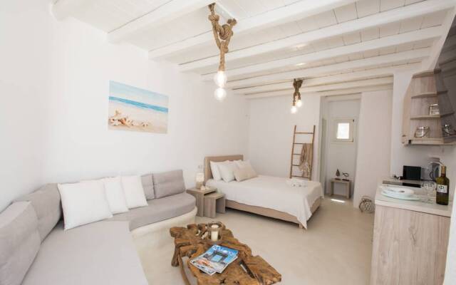 Апартаменты Gorgeous Studio In Cycladic Architecture Overlooking The Aegean