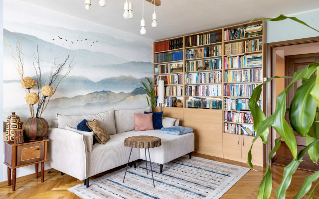 Квартира Цветная с видом на скверы