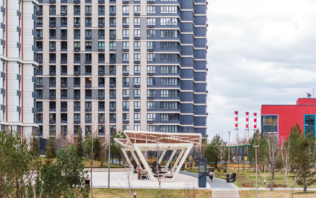Flat Inn s vidom na Moskva-Siti na Shelepikhinskoy naberezhnoy Apartments