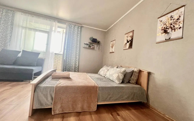 Квартира чистая светлая студия на Геологоразведчиков 44