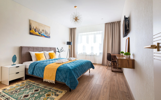 S Shirokoy Krovatyyu Na Prokopyeva 11 Ot Rentap Apartment