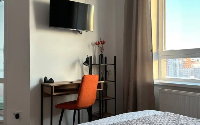 Kvartira Svetlaa studia s panoramoj centra
