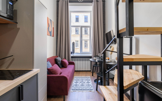 Квартира Двухуровневая квартира-студия с дизайнерским ремонтом