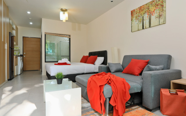 Апартаменты 1-комнатные с видом на сад у пляжа Найтон NTC-A109