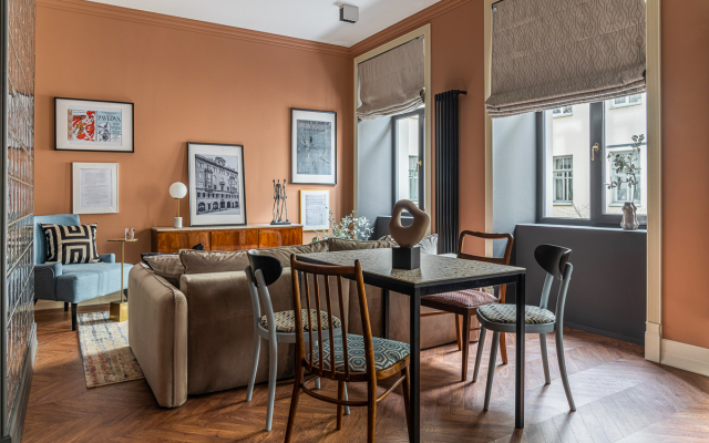 Апартаменты D Apartments у Адмиралтейства с гостиной зоной