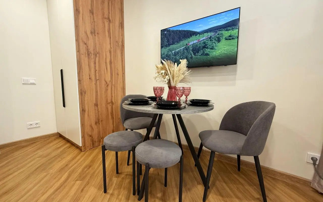 Апартаменты для четверых с террасой 3 минуты до моря