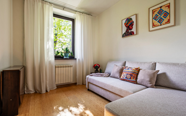 Квартира АсаПро с двумя спальнями у метро Динамо