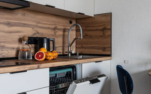 Квартира с видом на город и лес