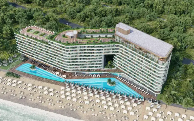 Apartamenty na plaze s vidom na more Bambo Bic Cihisdziri