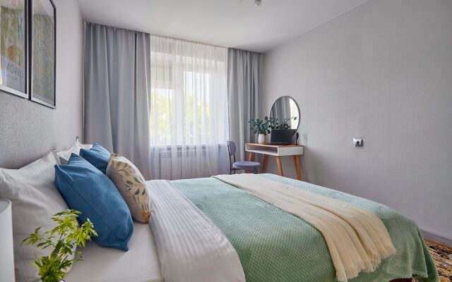 Two-room apartment in the center with a Balcony and Сity View