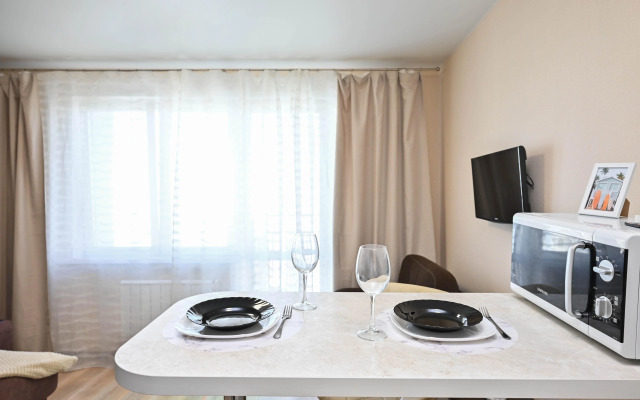 Квартира Комфортная Студия в Центре Взлетки с Прекрасным Видом