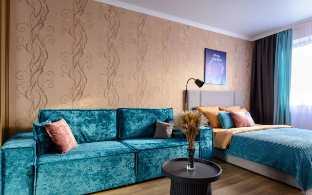 Квартира с панорамным видом на город рядом с парком Галицкого. Сеть Мята