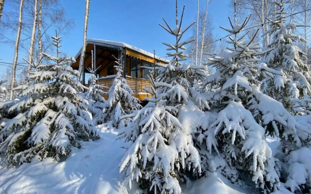 Частный Дом ЕлкиШале с 3мя спальнями, баней и чаном