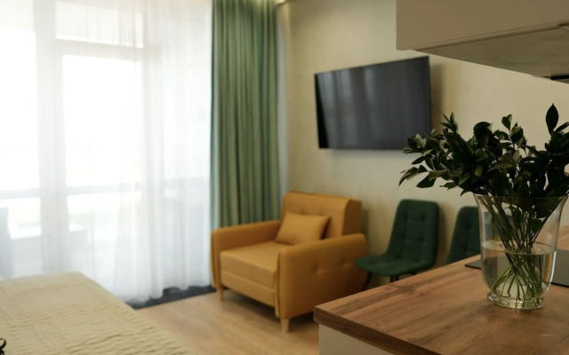 Апартаменты Гарден Портье Студия Malachite Dream  64