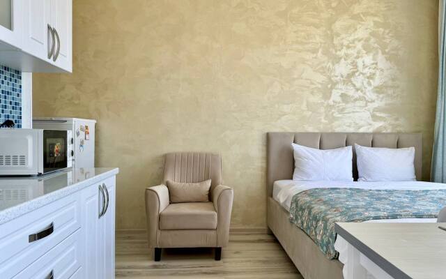 With balconies and mountain views on Meletyan 5a Flat