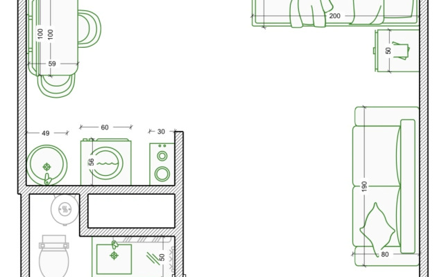 Квартира Уютная студия с парковочным местом