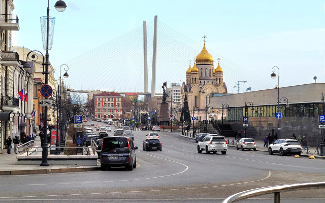 Квартира Home Time Apart для 6 гостей с шикарным видом в центре Владивостока