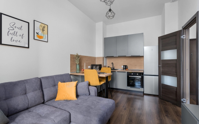 Квартира Комфорт с Балконом и Видом на Город Moderna Flat Status — фото 5