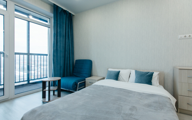 Квартира Комфортная Двухкомнатная с Видом на Реку