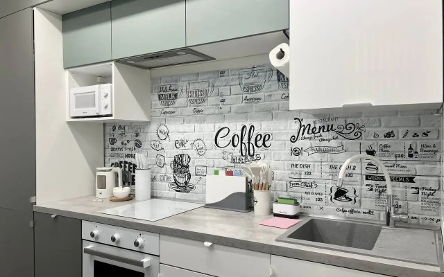 Апартаменты Двухкомнатные на высоком этаже с видом на город