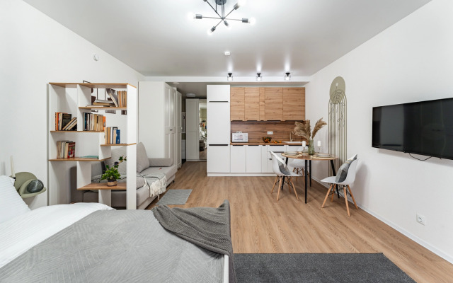 Апартаменты Просторная студия возле метро Окская