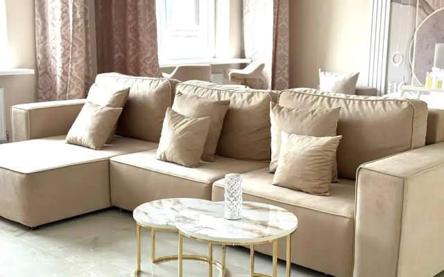 Апартаменты Атмосфера Комфорта Студия Космос с Дизайнерским Ремонтом