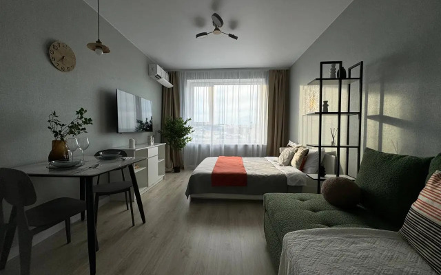 Квартира Стильная Cтудия с Видом на Золотой Мост