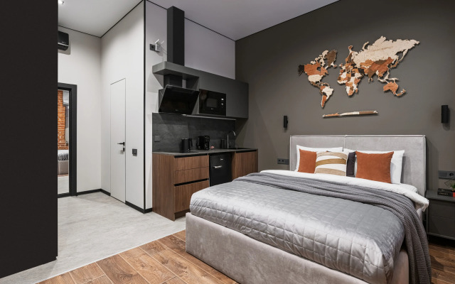 Квартира GM Apartments Стильная Лофт 3 у Кремля